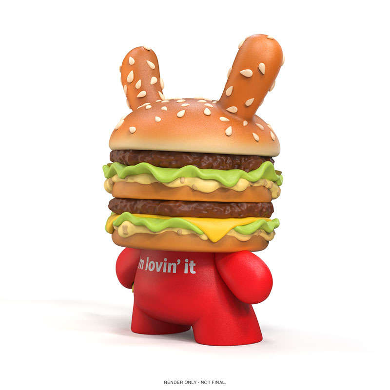 マクドナルド/ DUNNY ビッグマック 8インチ アートフィギュア[キッド