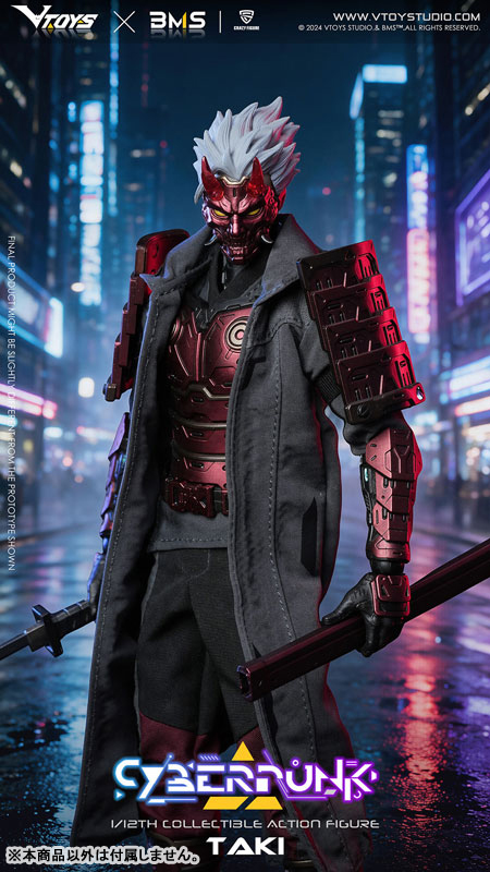暁光：怒 未来 SP VTOYS×BMS×CF Cyberpunk(サイバーパンク)シリーズ 侍 緋色の破暁 1/12