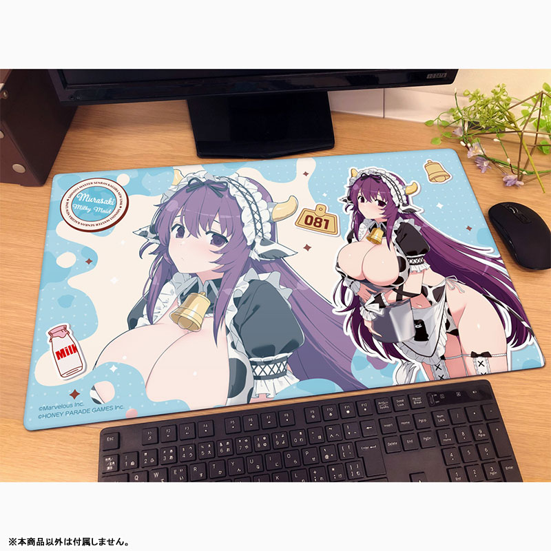 シノビマスター 閃乱カグラ NEW LINK]描き下ろしラバーマット(紫