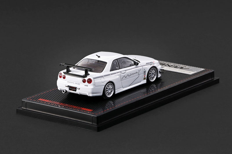 1/64 Nissan Skyline GT-R Mine's (R34) White[イグニッションモデル
