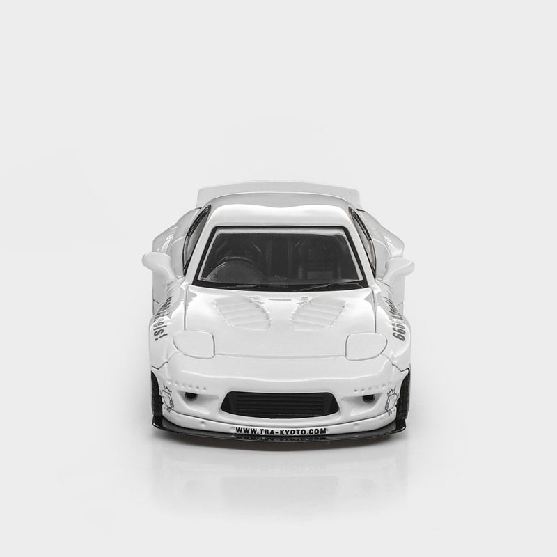 1/64 マツダ RX7 FD Rocket Bunny ホワイト[MODEL MODEL]《02月仮予約》