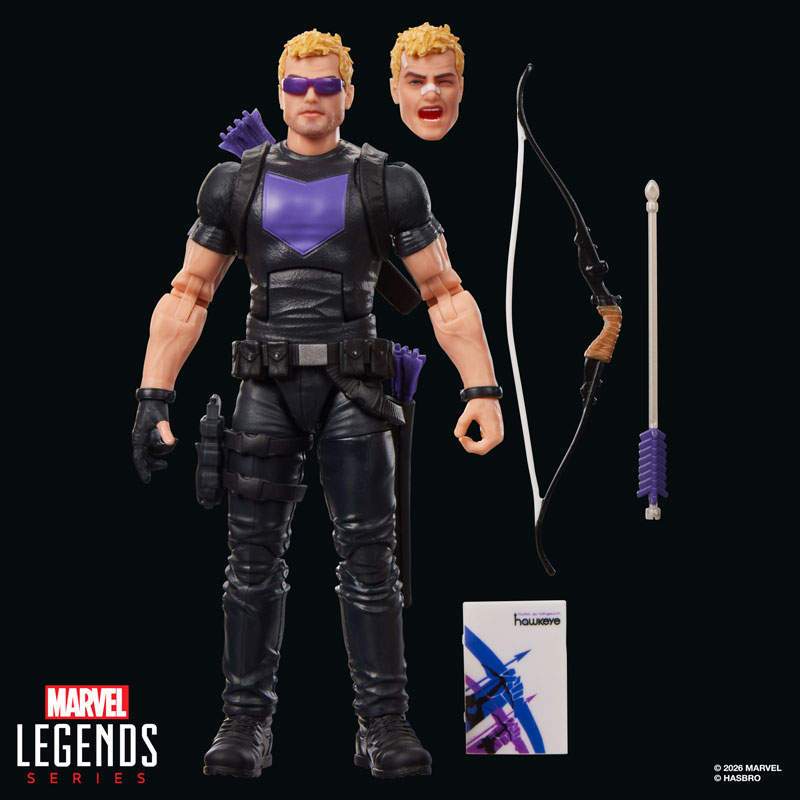 マーベルレジェンド ローガン & ホークアイ 欠品有り　ハズブロ マーベルレジェンド・シリーズ ホークアイ[ハズブロ]《12月仮予約》