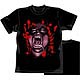 北斗の拳 ハート様Ｔシャツ/ブラック-S
