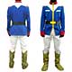 トラントリップ 機動戦士ガンダム 連邦軍男子制服 ブルーVer./Mens’-M
