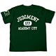 とある科学の超電磁砲 風紀委員(ジャッジメント)Tシャツ/アイビーグリーン-L(レールガン)