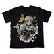 夜明け前より瑠璃色な Moonlight Cradle 月とフィーナＴシャツ/ブラック-M