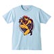 EVANGELION×STREET ART 3 Rockin’Jelly Bean ミサト Ｔシャツ/ブルー -S（新世紀エヴァンゲリオン）