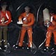トゥルースケール 1/43 ピットクルー フィギュア チーム Gulf レーシング 6体