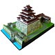 日本の名城 プラモデル JOYJOYコレクション 1/460 赤瓦 鶴ヶ城