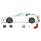 マスターワークコレクション 完成品 1/24 レクサスLFA(ホワイテストホワイト)