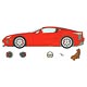 マスターワークコレクション 完成品 1/24 レクサスLFA(レッド)
