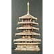木製建築模型キット 1/100 法隆寺 五重塔
