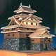 木製建築模型 1/150 重要文化財 松江城