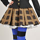 パンティ＆ストッキングwithガーターベルト ダテンシティ学園制服 スカート ストッキングver./レディース-S