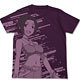 THE IDOLM＠STER(アイドルマスター) アニメ 三浦あずさ オールプリントＴシャツ/マットパープル-XL