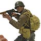 ユニマックス フォース オブ ヴェラーシリーズ 1/32 アメリカ陸軍 第101空挺師団 ジョンソン中尉 ノルマンディ 1944年