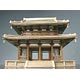 木製建築模型キット 1/100 法隆寺中門（回廊なし）