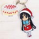 けいおん！！ 刺繍ワッペンチャーム KON-2 澪＆ホールケーキ