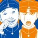 ライチ☆光クラブ A4サイズ クリアファイル ヤコブ＋ニコ