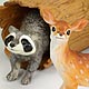 地球まるごと 動物図鑑 森や草原の仲間たち BOX（食玩）