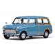 サンスター モデルカー 1/12 1960年 モーリス ミニ トラベラー(ブルー)