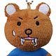 ギャグマンガ日和 クマ吉君ぬいぐるみキーホルダー