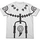 NARUTO -ナルト- 疾風伝 九尾チャクラモードＴシャツ/ホワイト-L