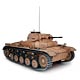 塗装済完成品 1/6 WW.IIドイツ軍 II号戦車C型 DAK