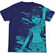 THE IDOLM＠STER(アイドルマスター) アニメ 我那覇響 オールプリントＴシャツ/ナイトブルー-XL