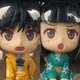 一番くじプレミアム 西尾維新アニメプロジェクト 第二弾 E賞 ファイヤーシスターズ きゅんキャラセット （プライズ）