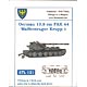 1/35スケール 金属製可動履帯シリーズ 12.8cm PAK44 ヴァッフェントレーガークルップ1用