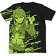 THE IDOLM＠STER(アイドルマスター) アニメ 星井美希 オールプリントＴシャツ/ブラック-M