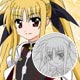 魔法少女リリカルなのは The MOVIE 2nd A’s メダルキーホルダー フェイト・テスタロッサ