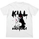 ダンガンロンパ 希望の学園と絶望の高校生 THE ANIMATION モノクマ殺しあえ！Ｔシャツ/ホワイト-S