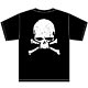 クローズ＆WORST 【BSF】TFOA クラッシュスカル Tシャツ/ブラック-Ｍ