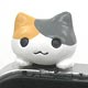 にゃんこイヤホンジャック ぶら下がりにゃんこ 三毛 単品