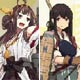 防水デコシール 艦隊これくしょん A（赤城/金剛）