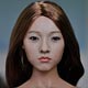 Kumik 1/6 女性ヘッド KM13-022　単品