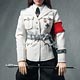 Toyscity 1/6 ドイツ ナチ党 武装親衛隊 女性将校 制服セット ホワイト TC-62021 単品（ドール用衣装）