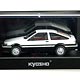 京商オリジナル ダイキャストモデル 1/43 TOYOTA AE86 LEVIN GT APEX 3ドア 前期型 （ホワイト/ブラック）