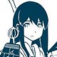 艦隊これくしょん -艦これ- 和手ぬぐい 赤城（あかぎ）