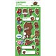 LINE FRIENDS ぷくぷくシール BROWN（ブラウン）