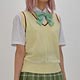To LOVEる-とらぶる-ダークネス 彩南高校女子制服 ニットベスト＆リボンセット/レディース-XL