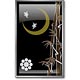 羽紋屋 黒地文様 戦国武将 05.片倉小十郎