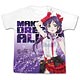 ラブライブ！ 東條希 フルグラフィックＴシャツ/ホワイト-M
