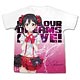 ラブライブ！ 矢澤にこ フルグラフィックＴシャツ/ホワイト-XL