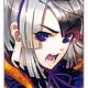 三国志大戦 アクリル付きストラップ 献帝（木志田コテツ）ver