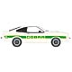グリーンライト 1/18 1978 Ford Mustang II Cobra II - White w/Green Billboard Stripes