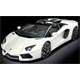 1/8 ランボルギーニアヴェンタドール LP700-4 ロードスター セミマットメタリックホワイト 組立キット