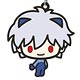 EVANGELION micro macro ラバーストラップ E：カヲル